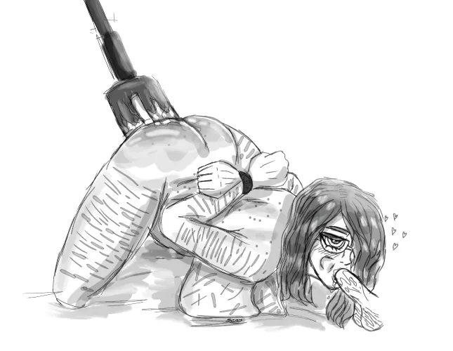 My persona tied up, throat fucked by bf and being hammered with a fuck machine in the ass and pussy with 2 giant dildos (NEED) (SH scar warning)