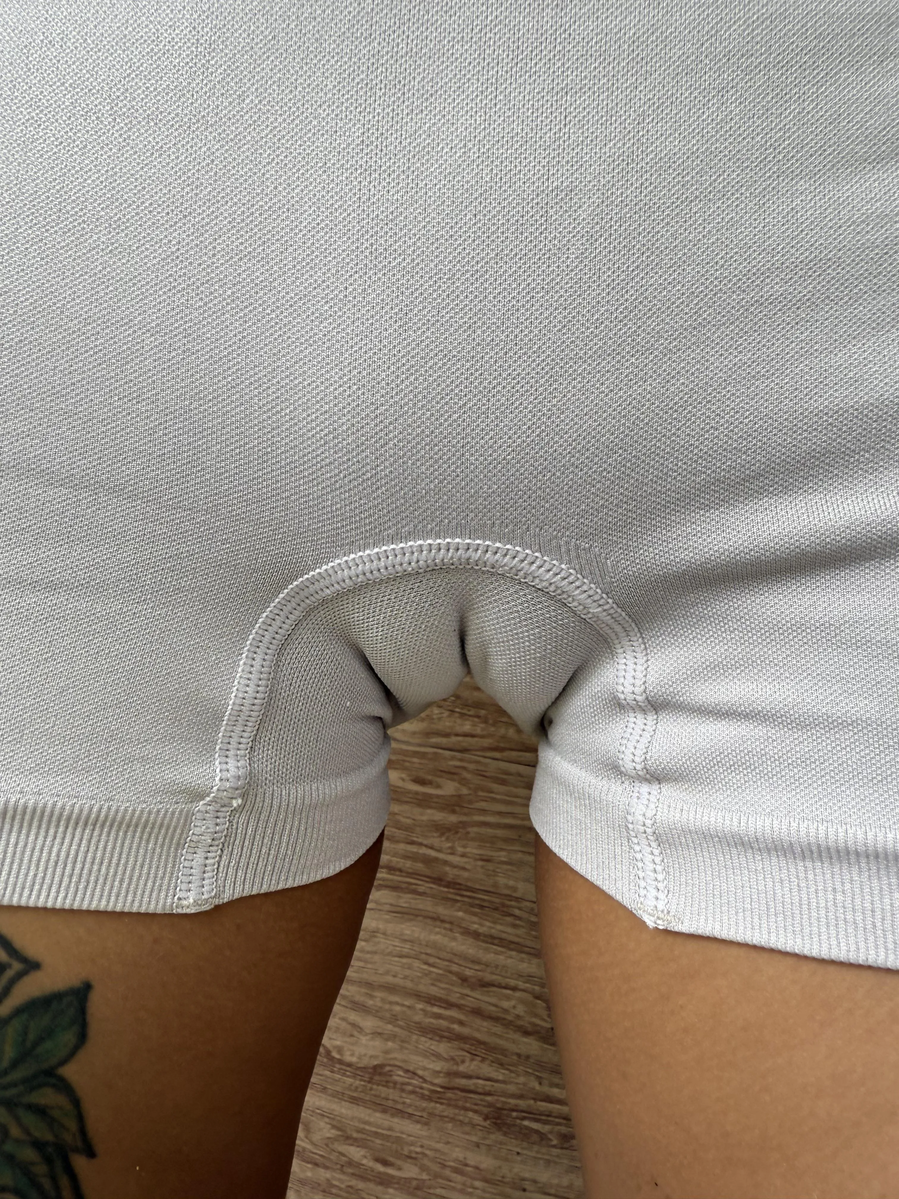 That toe’s fighting through my gym Shorts again…