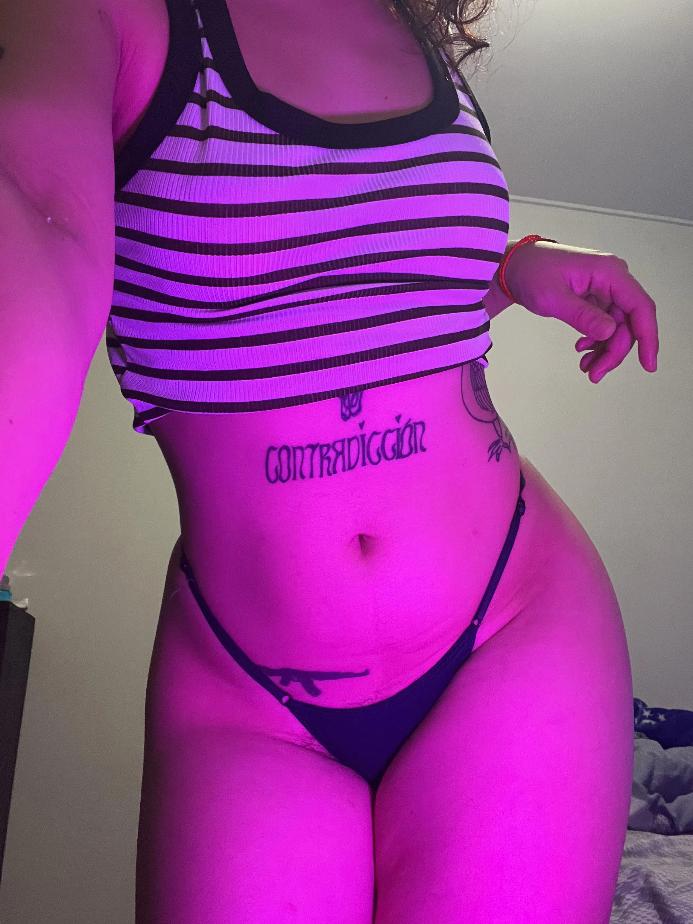 This type of outfit highlights my ink