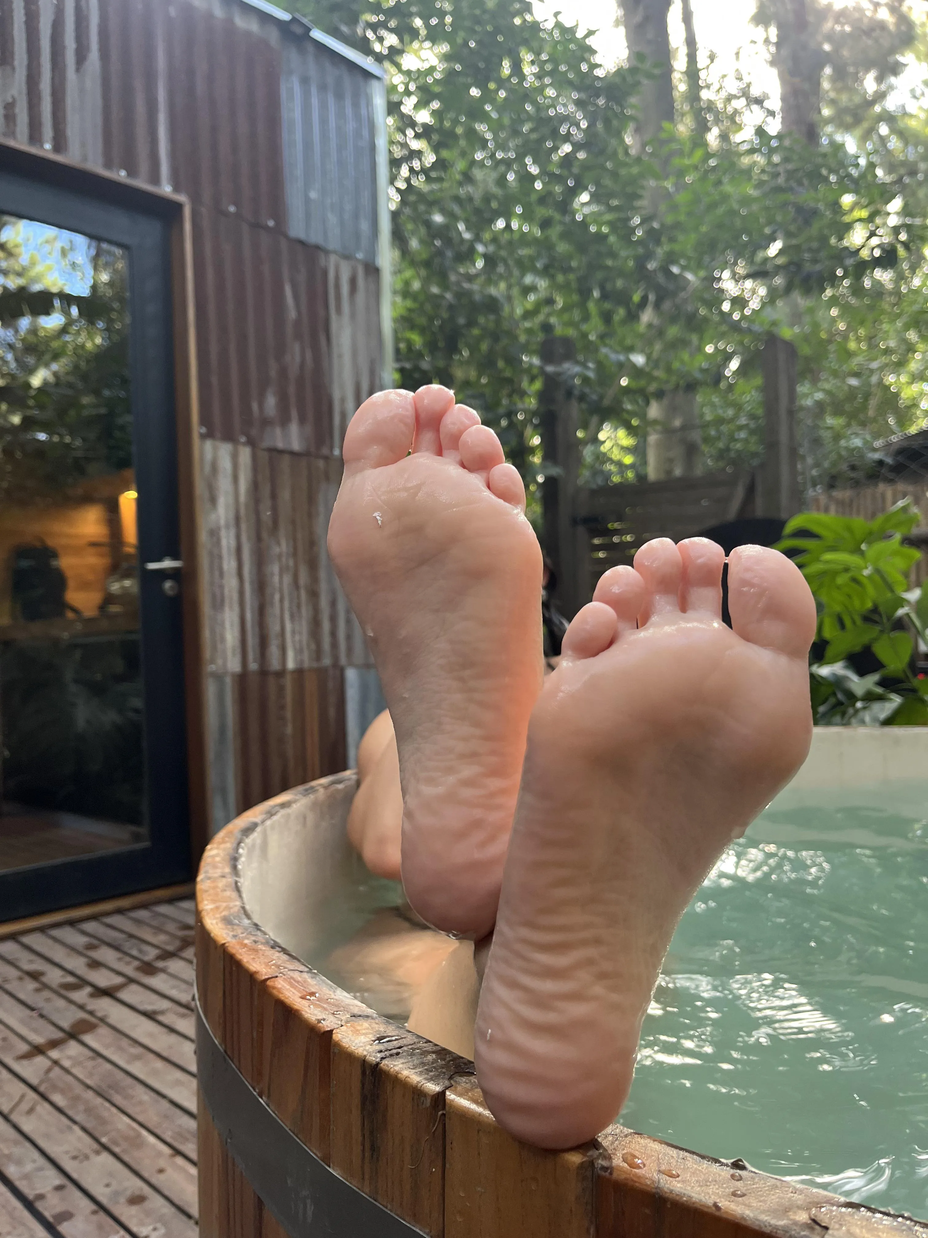 wrinkled from spending so much time in the jacuzzi