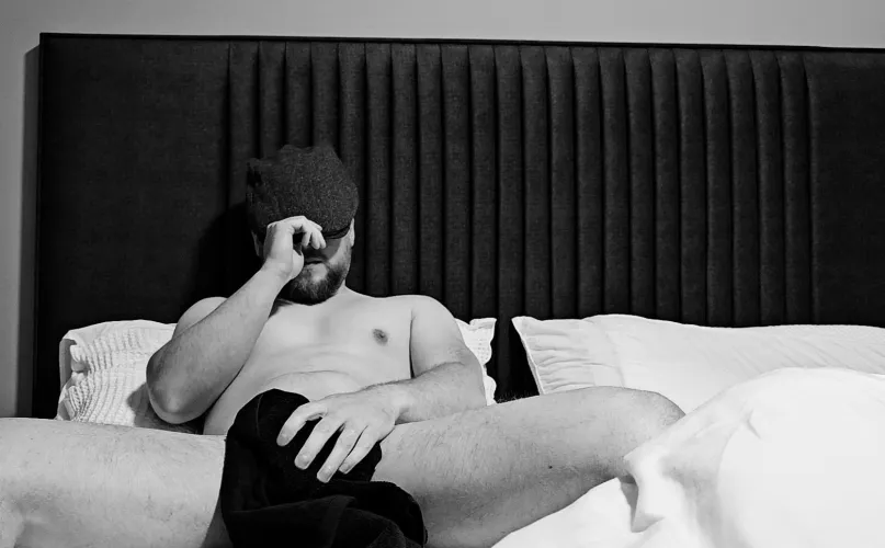 A little tease in bed