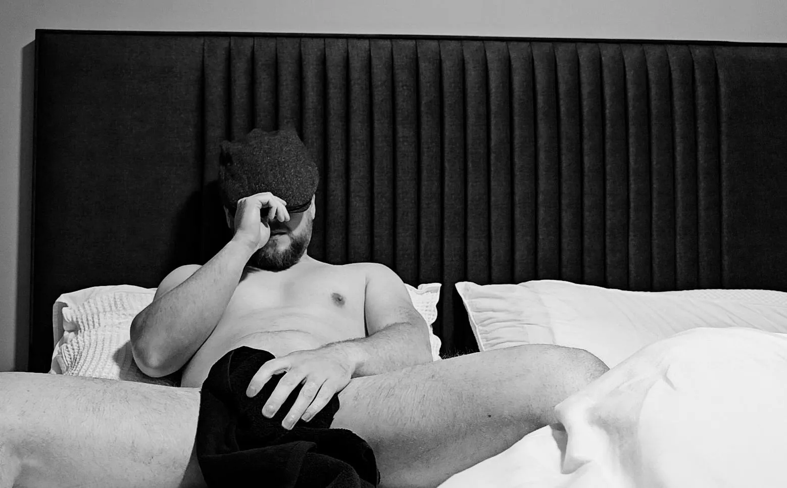 A little tease in bed