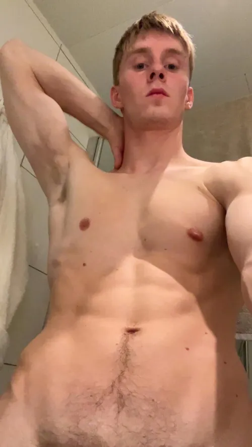 Before I shower? 👀