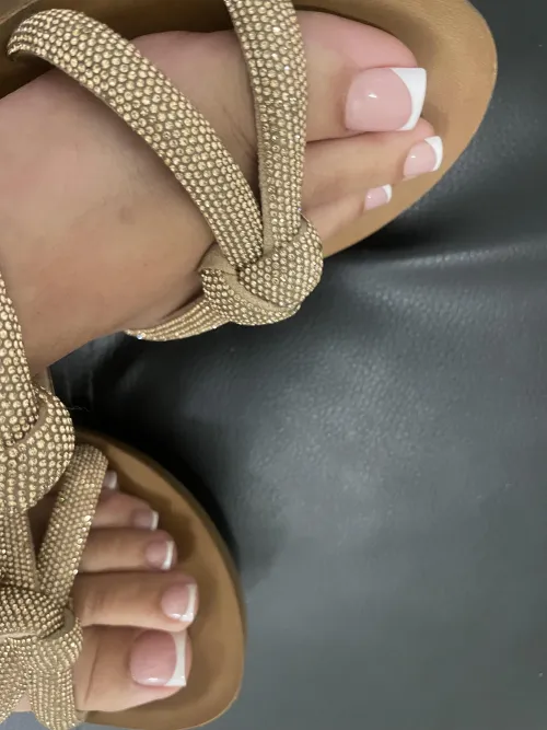 Brand new French tips. Enjoy sucking them