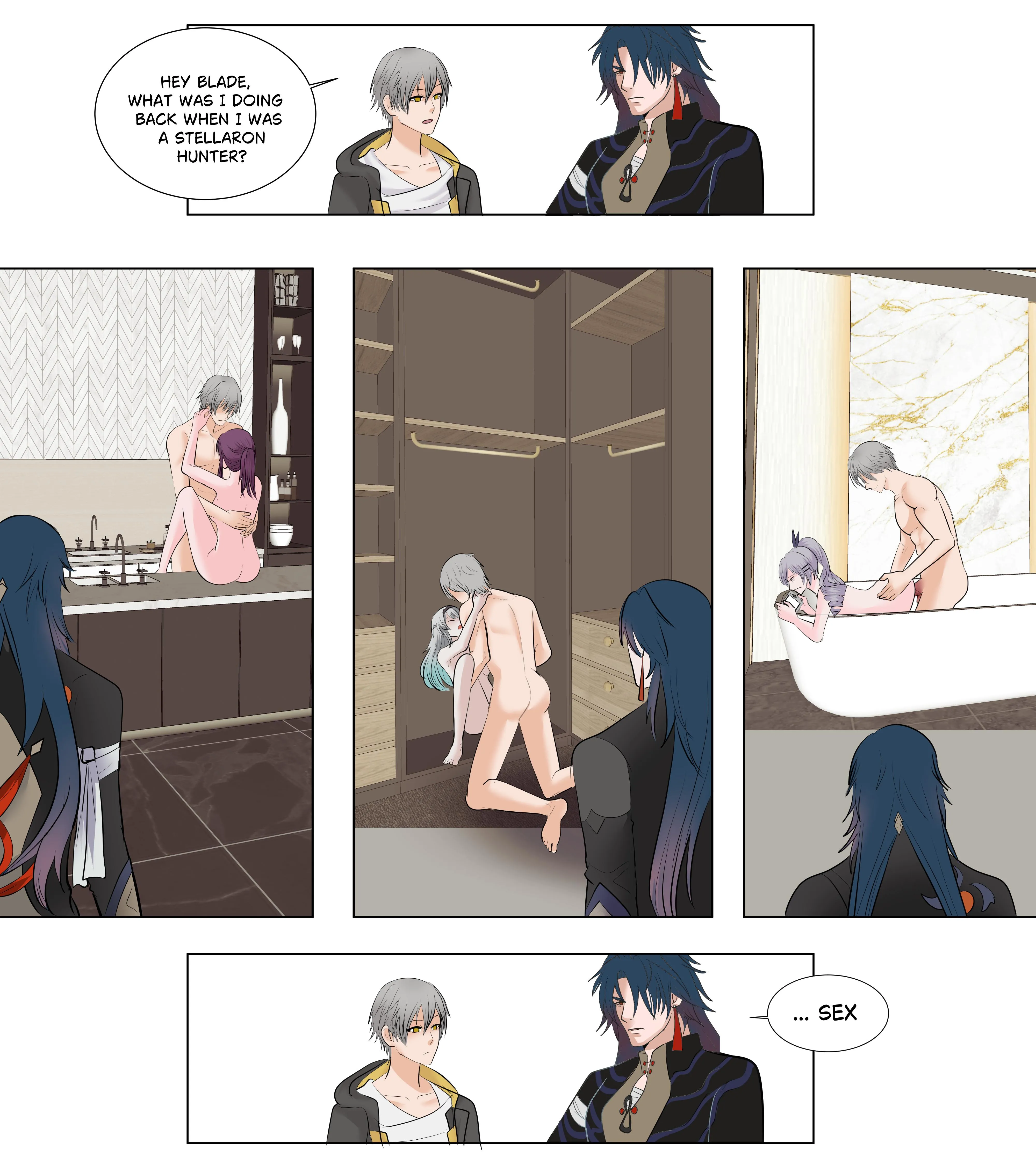 Caelus before he joined Astral Express (Commission)