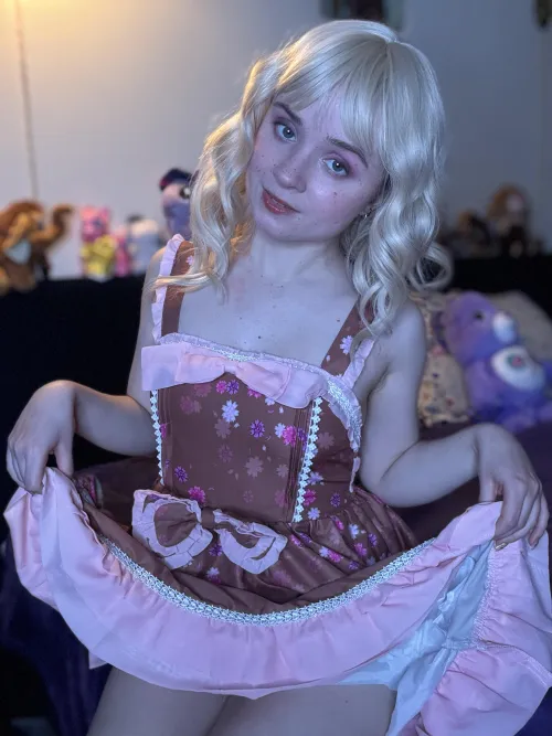 Chiffon dress for summer...The main thing is not to forget to wear panties.🎀🤭