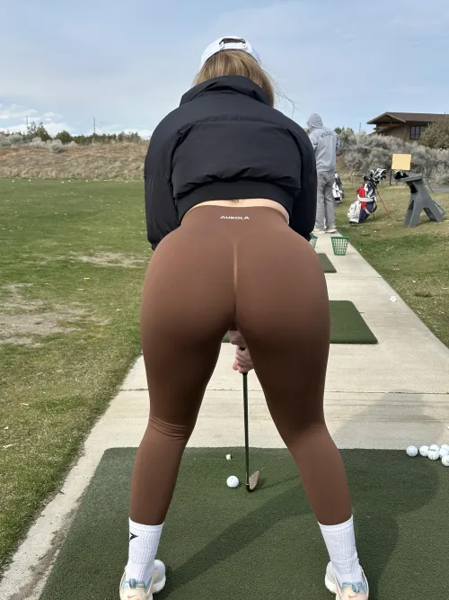 Daddy, I need a strong grip and a firm hand… for my swing, obviously