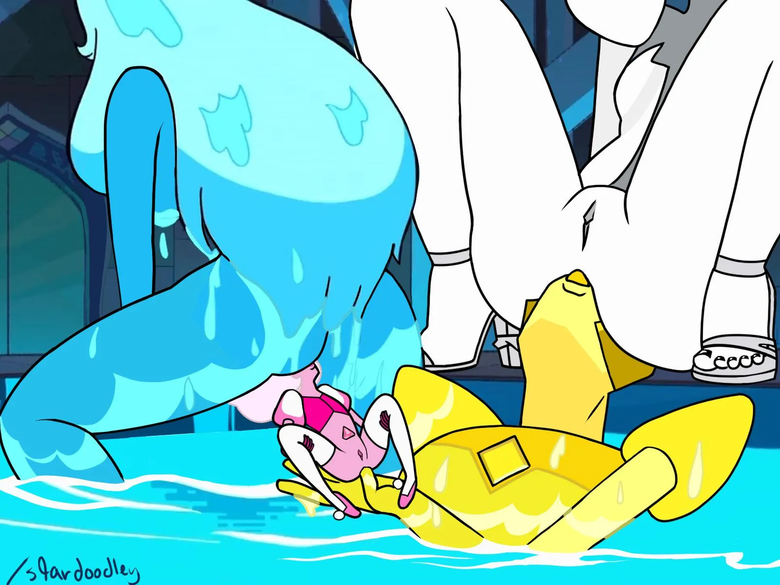 Diamond bonding time in Blues onsen