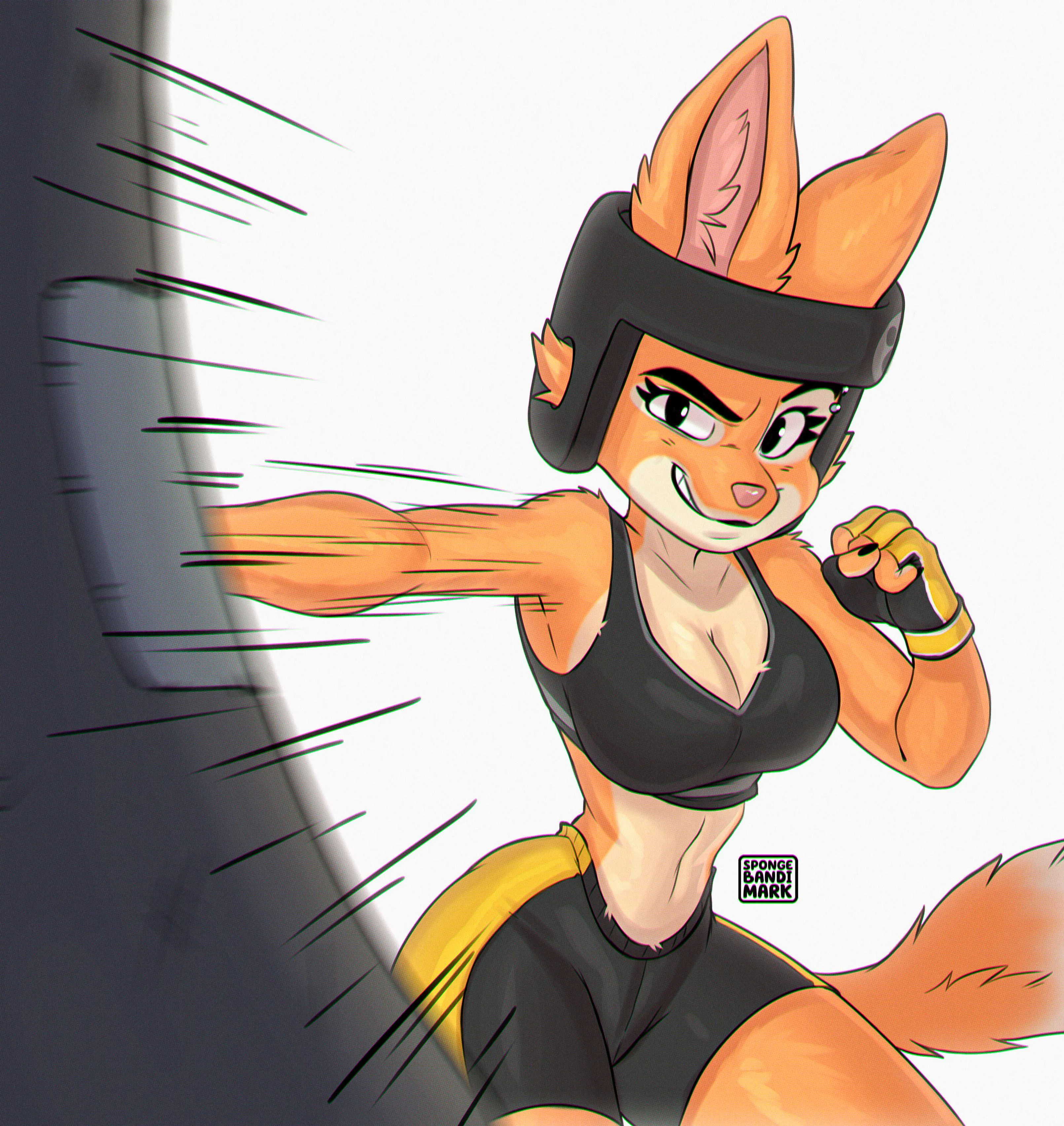 Diane still has it~ 💪🦊 (by SpongeBandiMark)