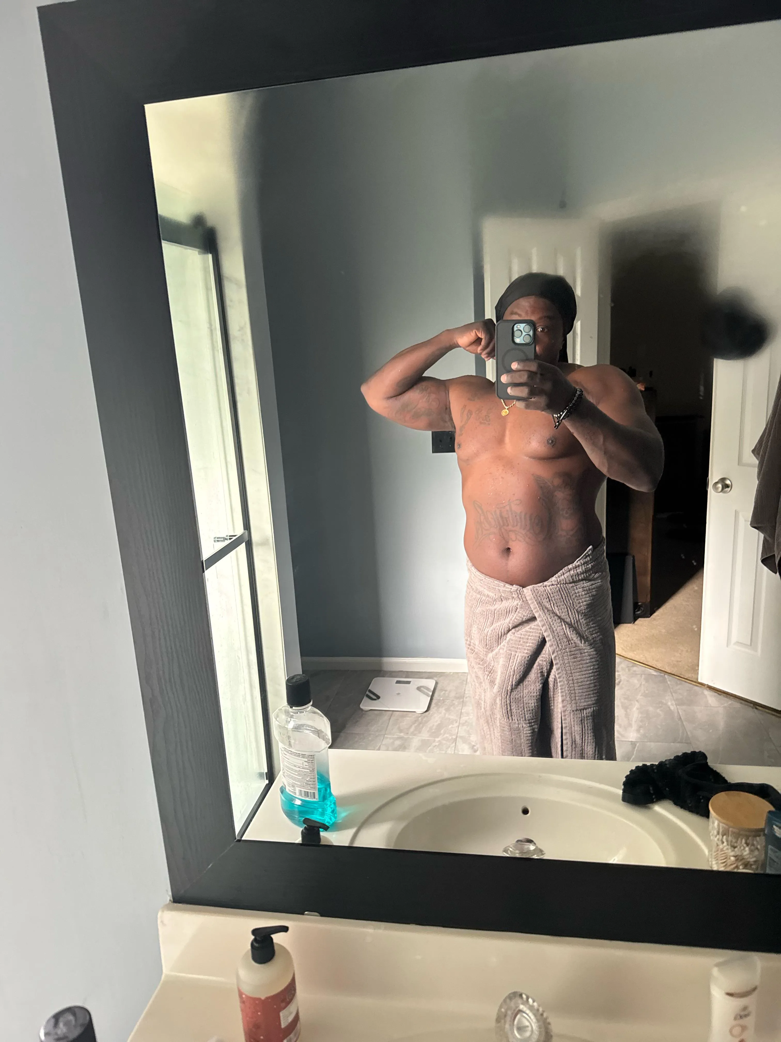 Fresh out the shower