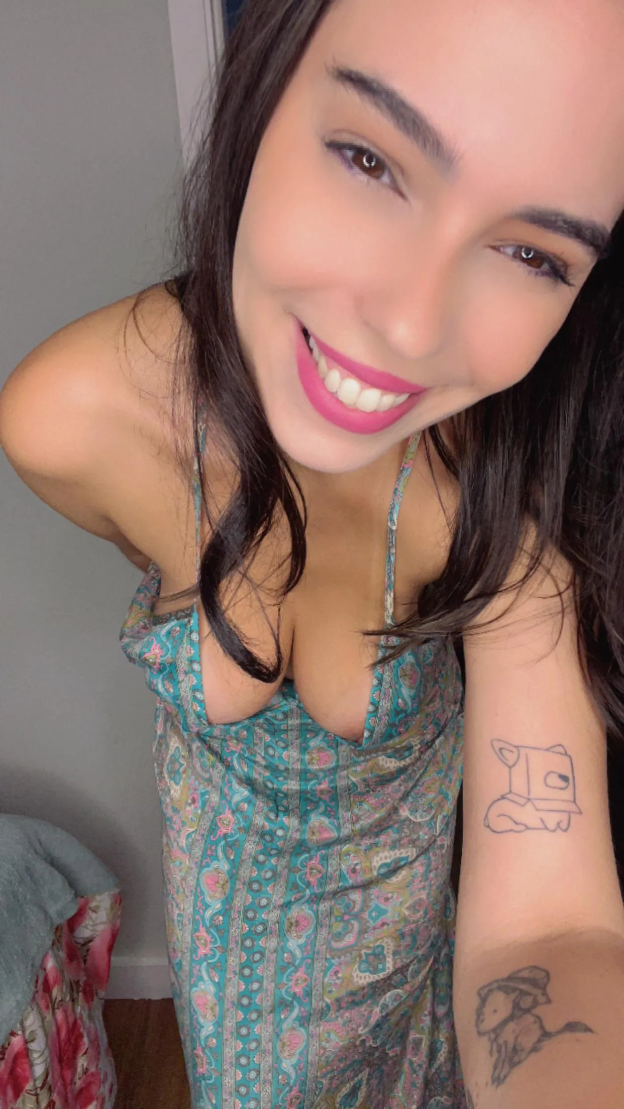 I love dresses, but sometimes they run away and I don't notice