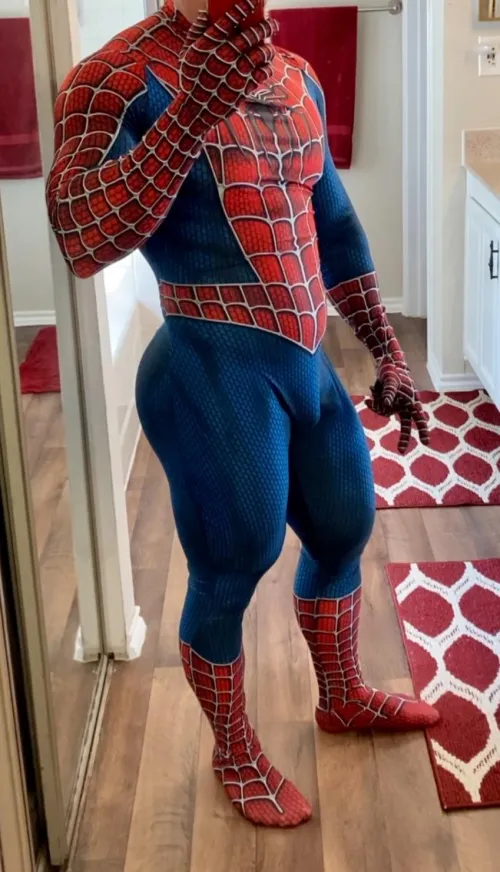I’ve found my Spidey suit! 🤭