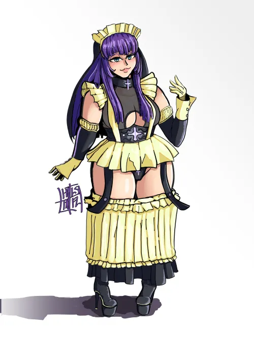 Maid sketch I made for Maid day.