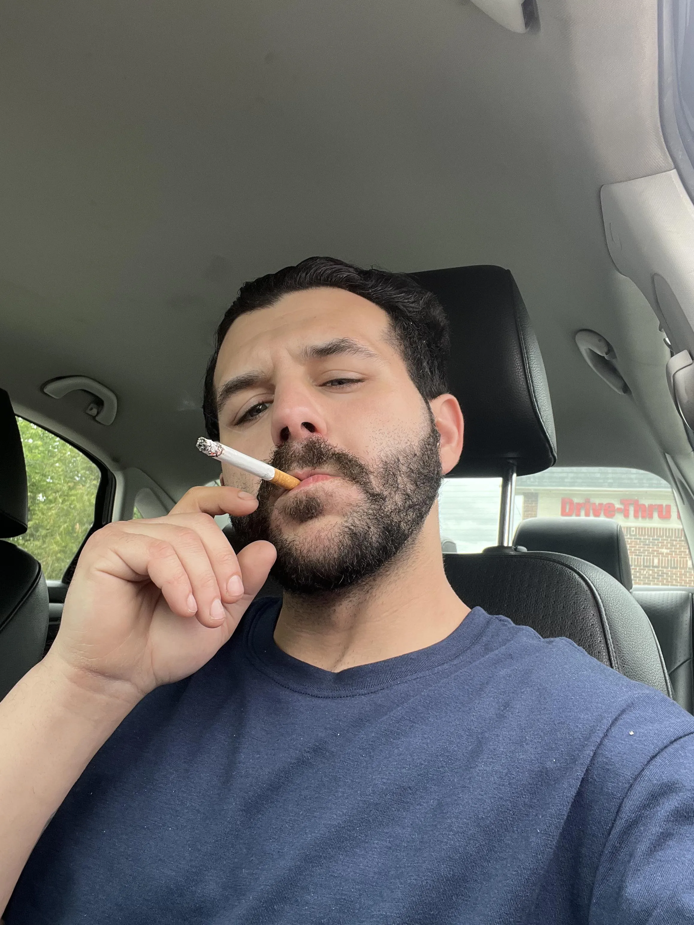 Newport 100s in the car waiting for my addddderal