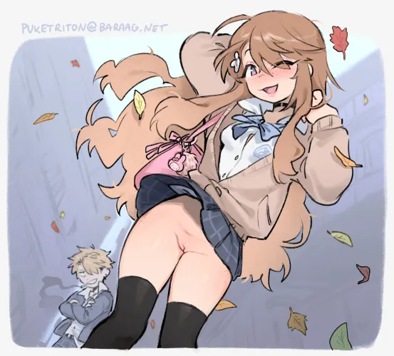 Nothing better than a skirt on a windy day (MaleMilfLover)