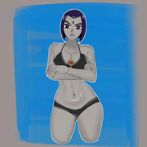 Raven Bikini (TheMasked_Men)