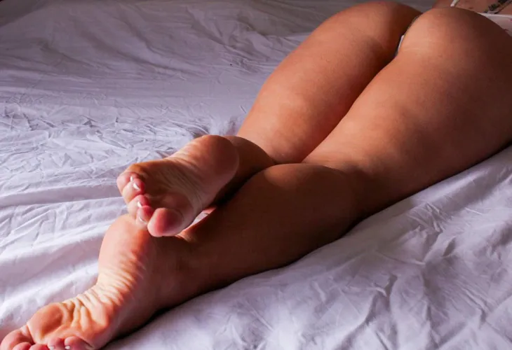 Silky smooth soles & peach…