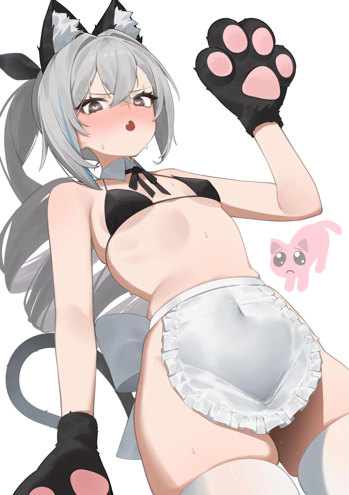 Skimpy Neko Silverwolf