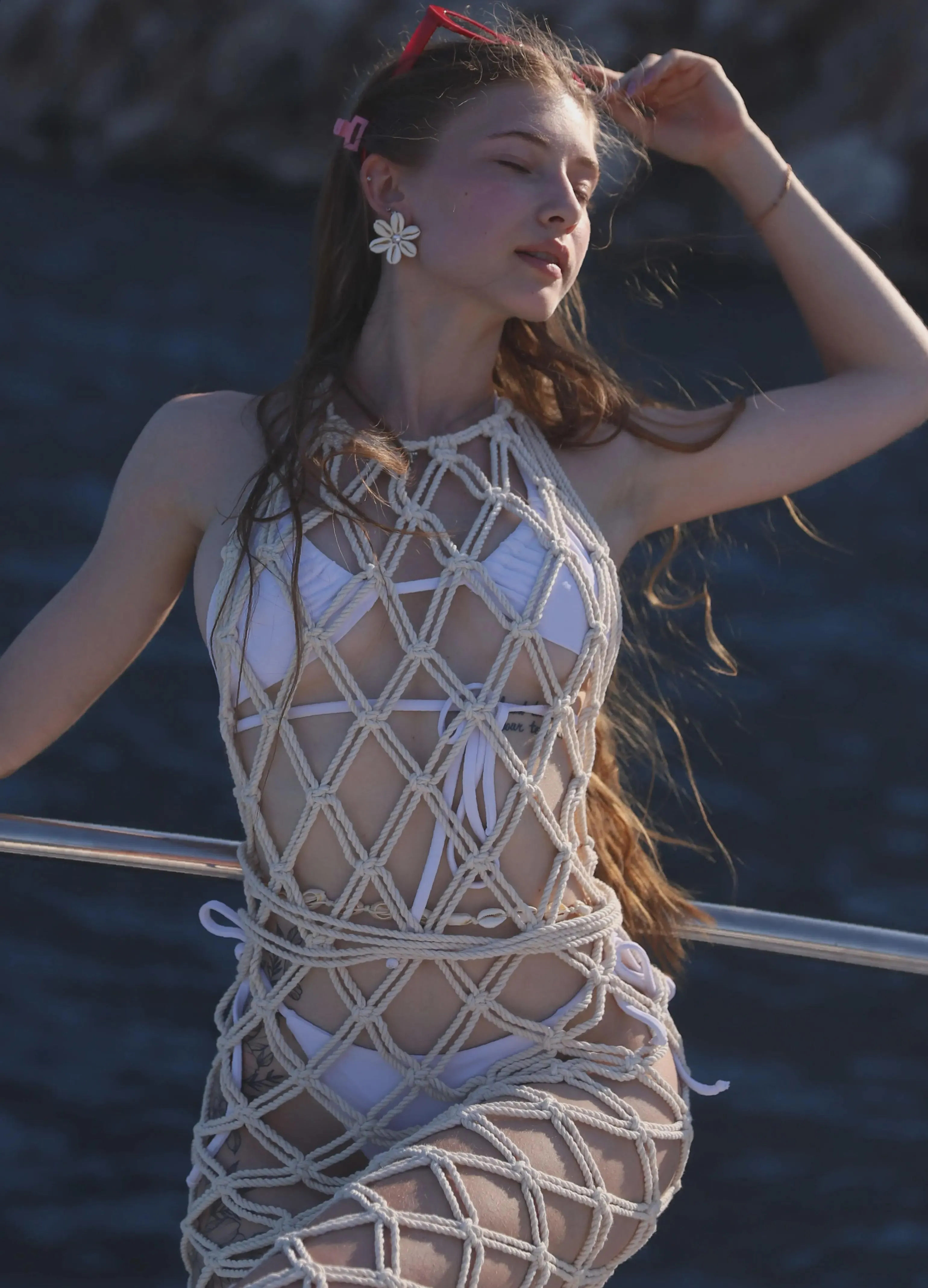 The beach made me very excited