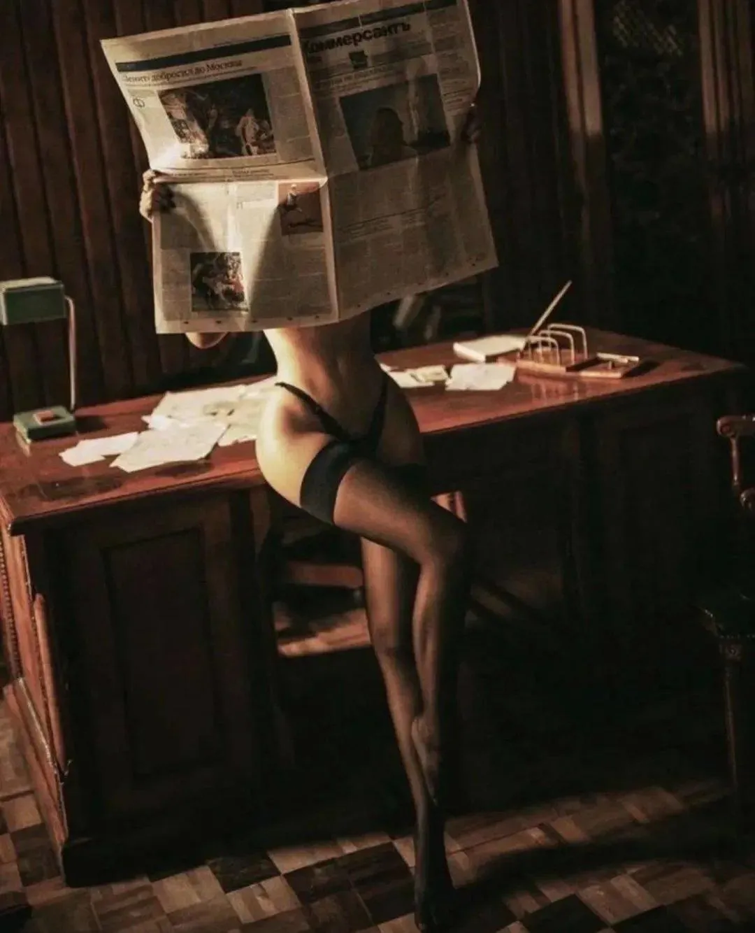 the dean requests his secretary to bring him a morning newspaper every day