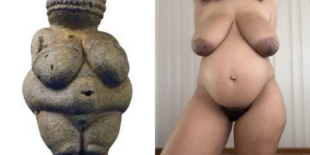 The pregnant form is so beautiful!