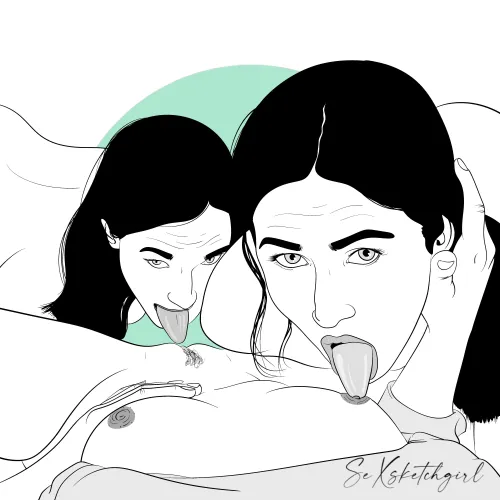 Tongues (by Sexsketchgirl)