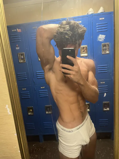 Took this pic after the gym