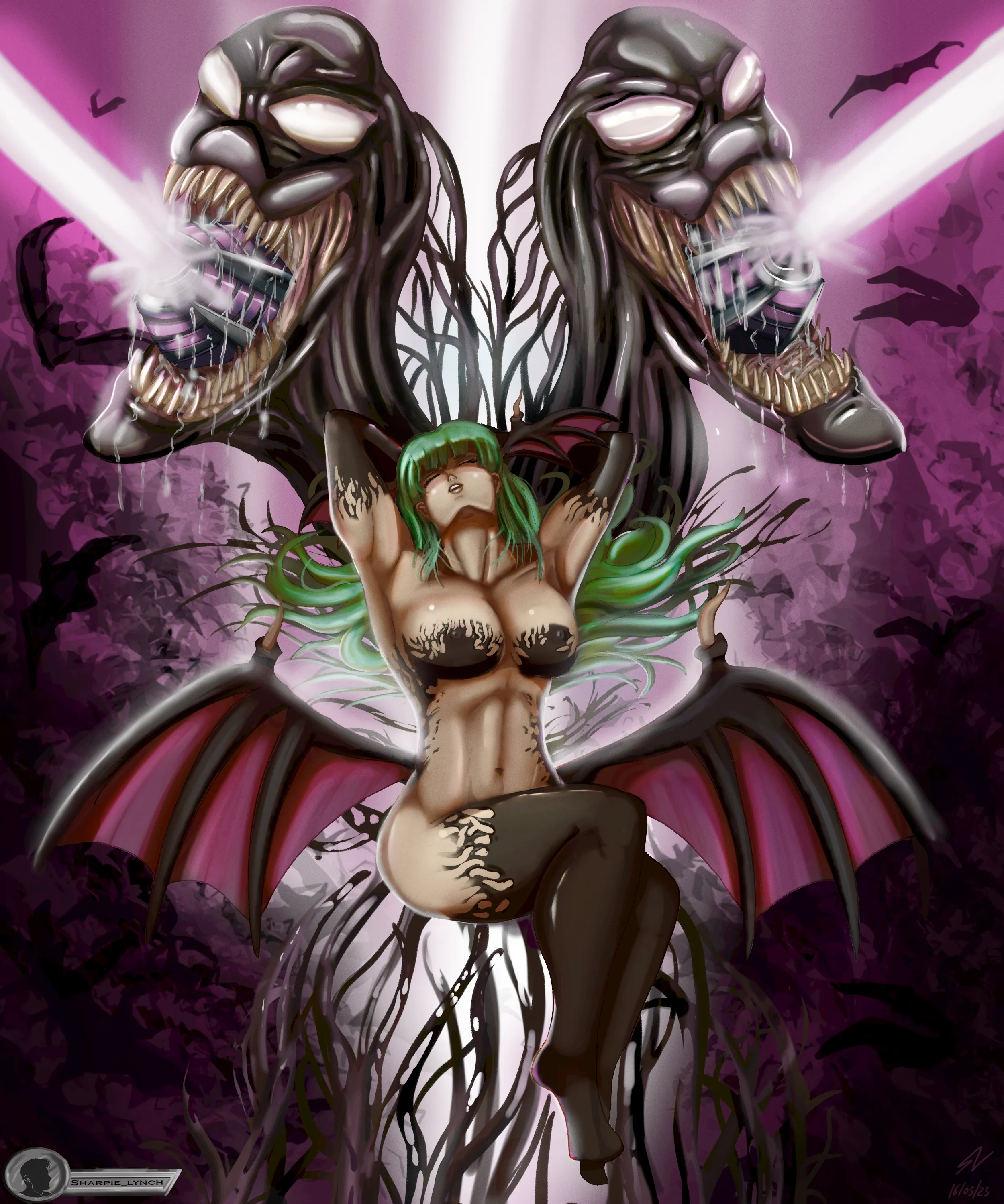 Venomized Morrigan (Symbiote Soul Eraser)