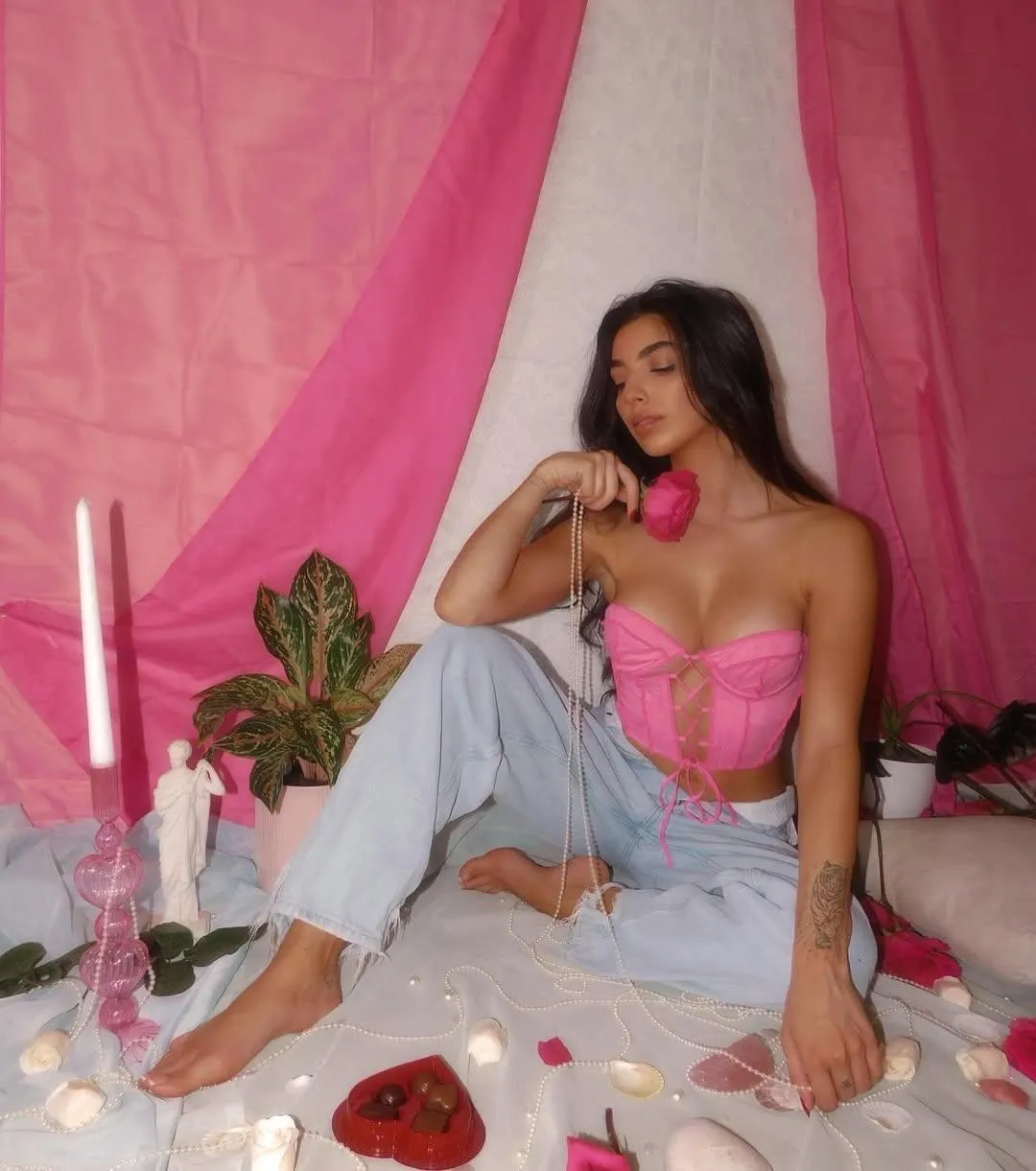 Youthful beauty and elegance.