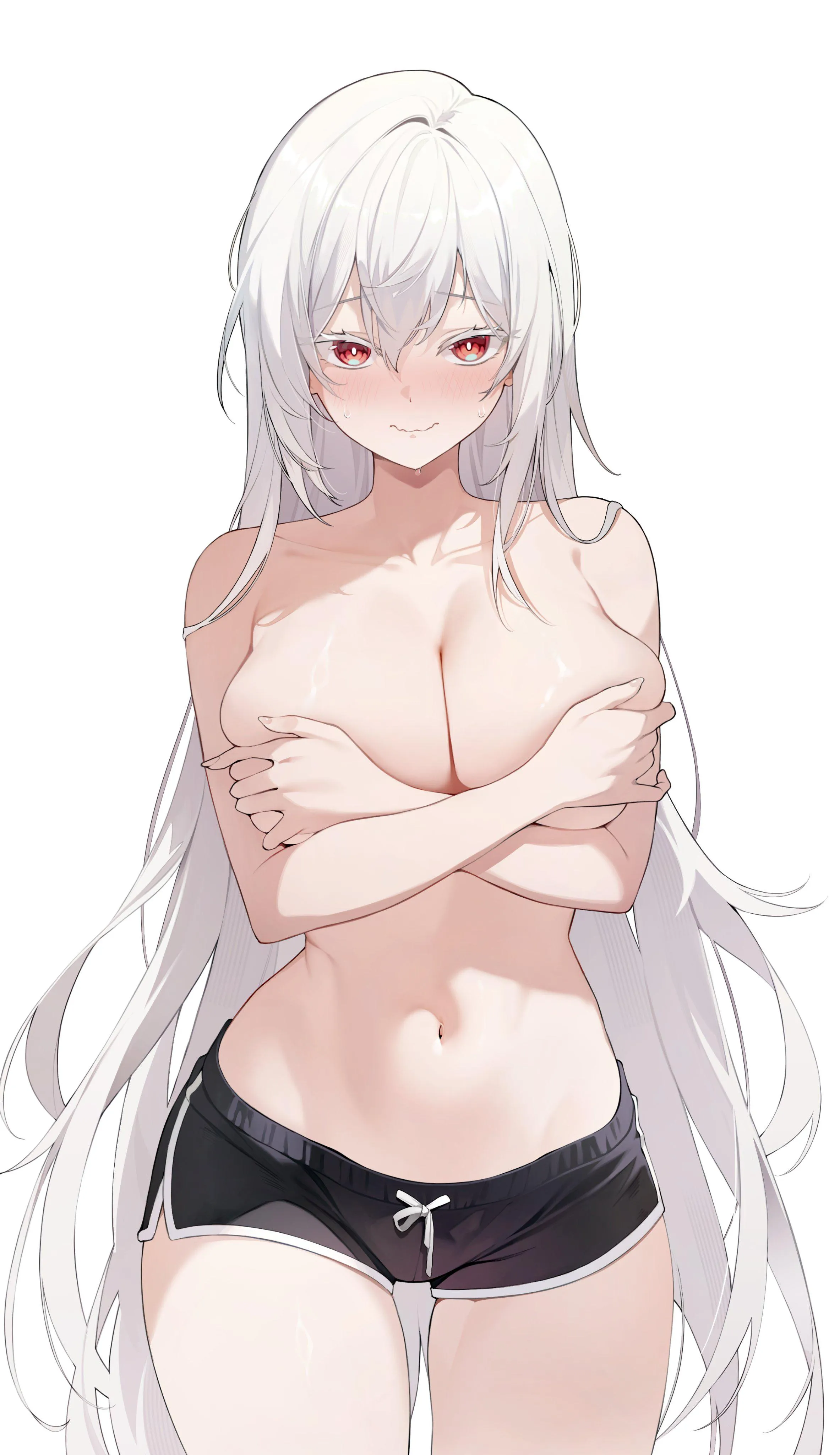 A handbra for her big boobs