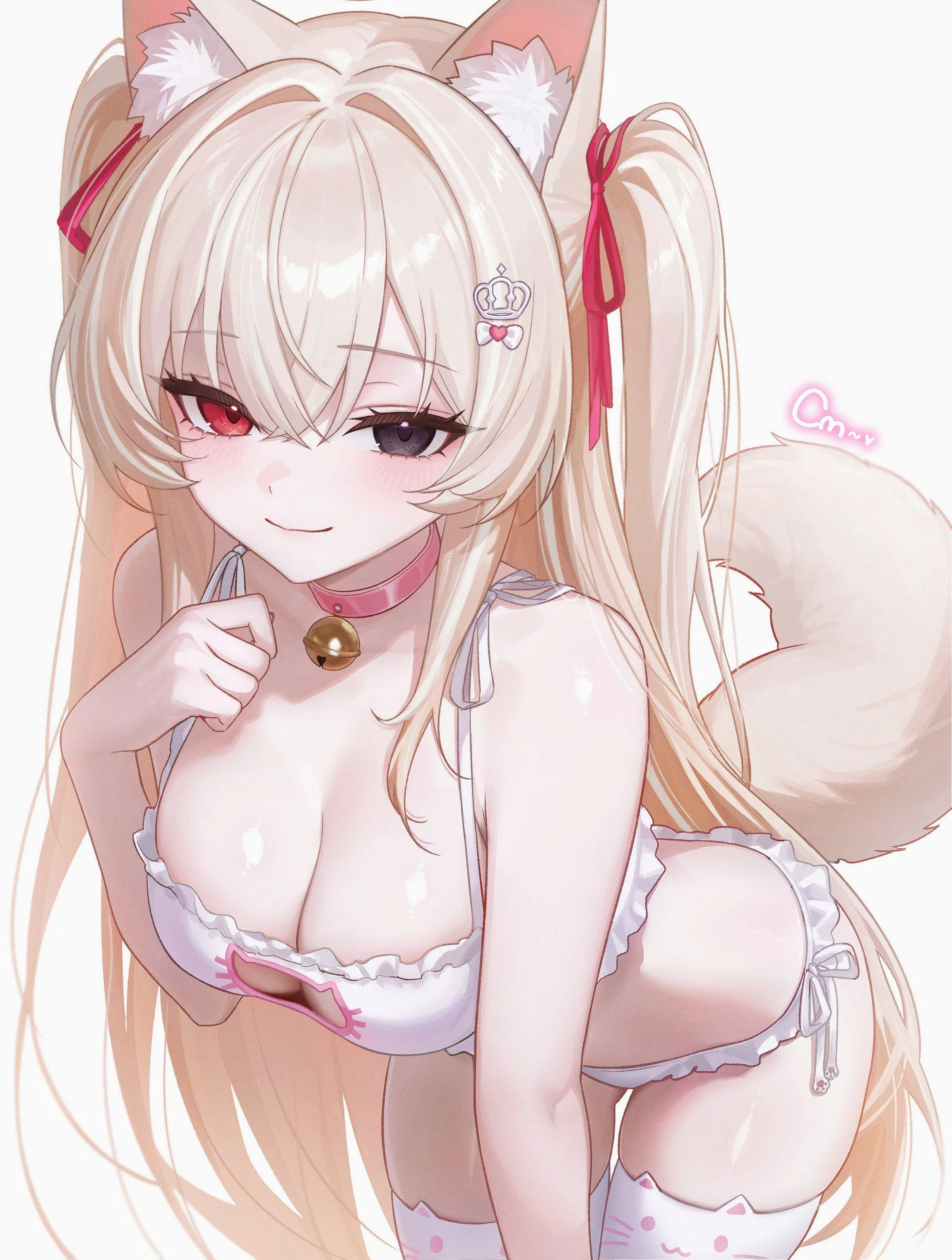 Blonde Catgirl (mumu_muw)
