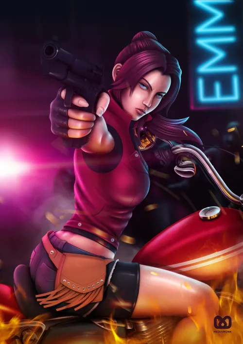 Claire Redfield Fan Art BadAss Fan Art of Claire Redfield from Resident Evil