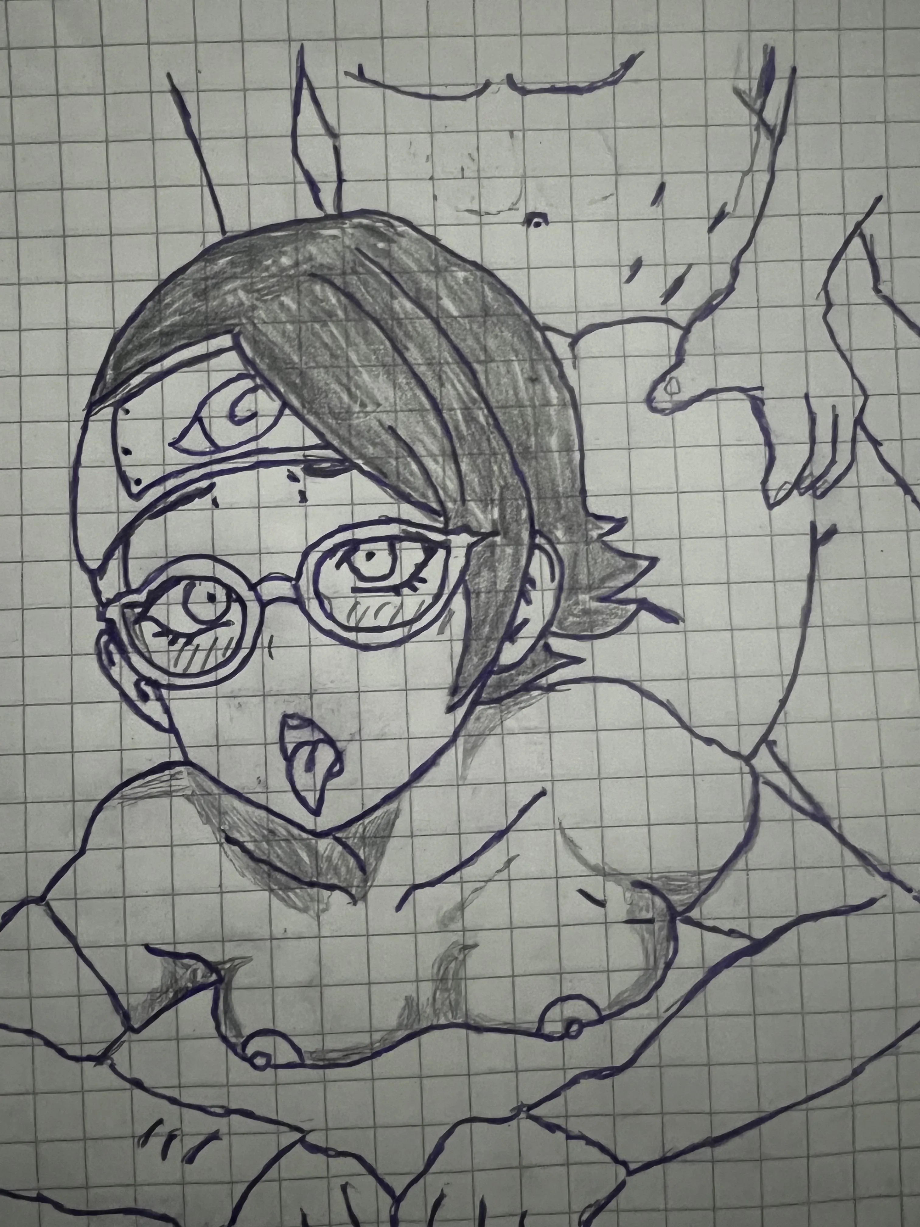 First time drawing Sarada
