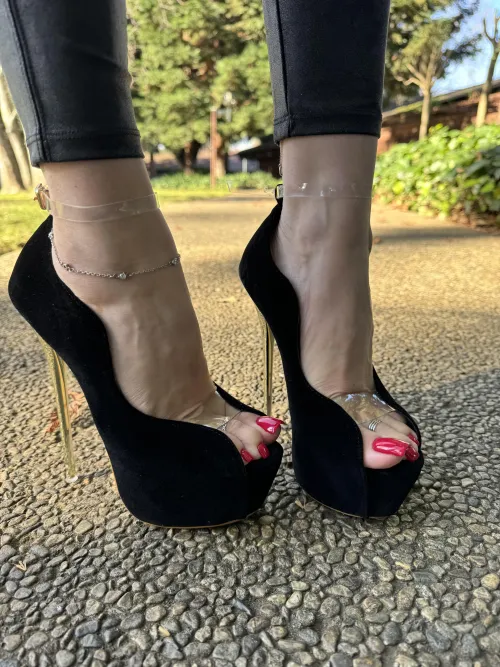 Get ready to be mesmerized by these heels that are both strange and sexy!