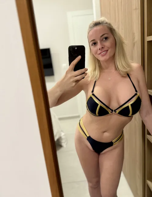 Getting ready after my workout