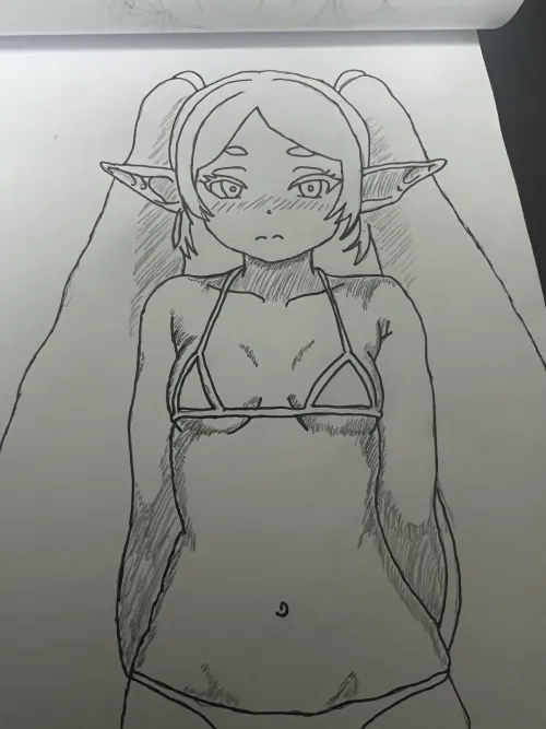 Girst time drawing Frieren