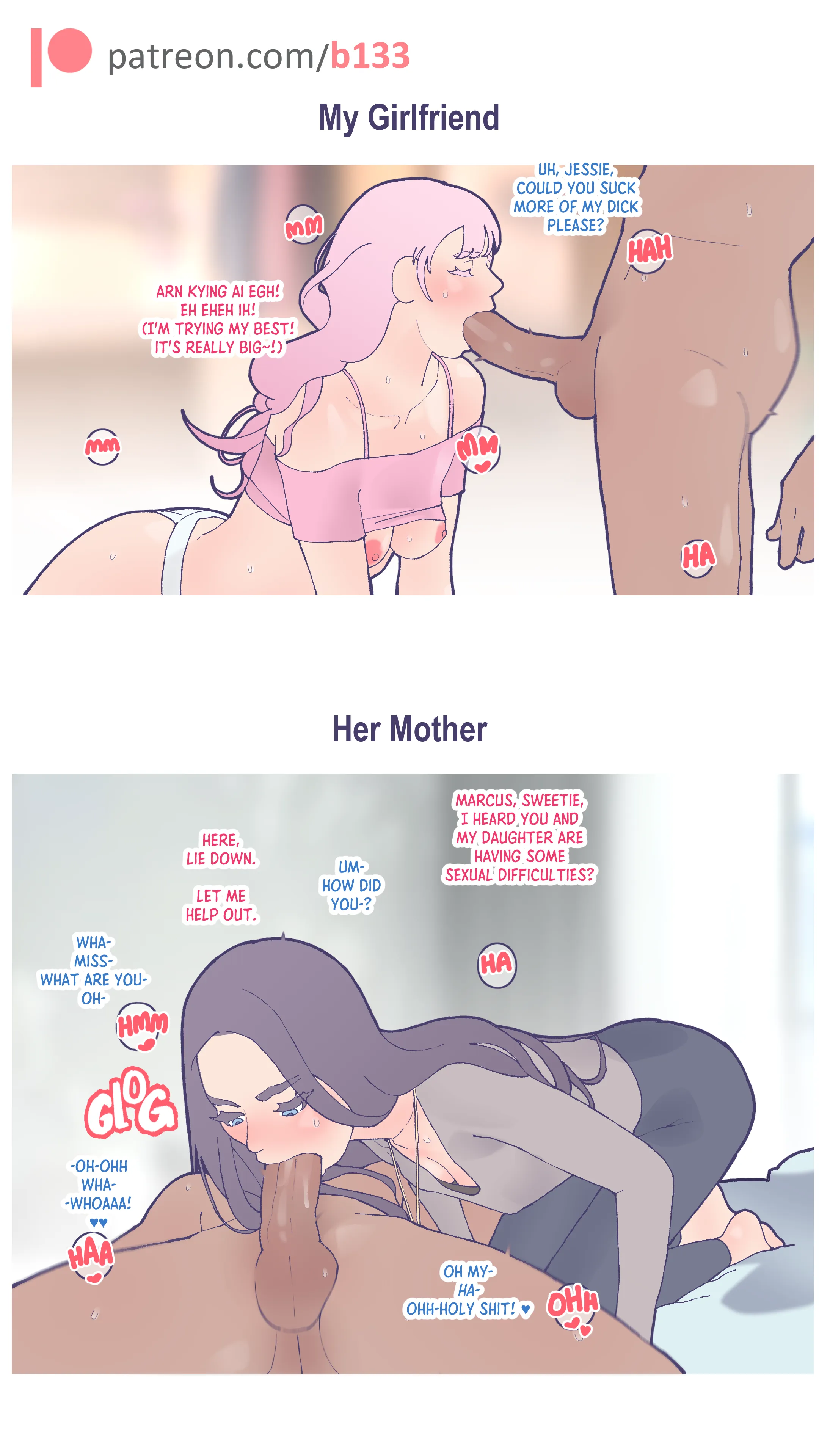 His Grlfriend vs Her Mother (B133)