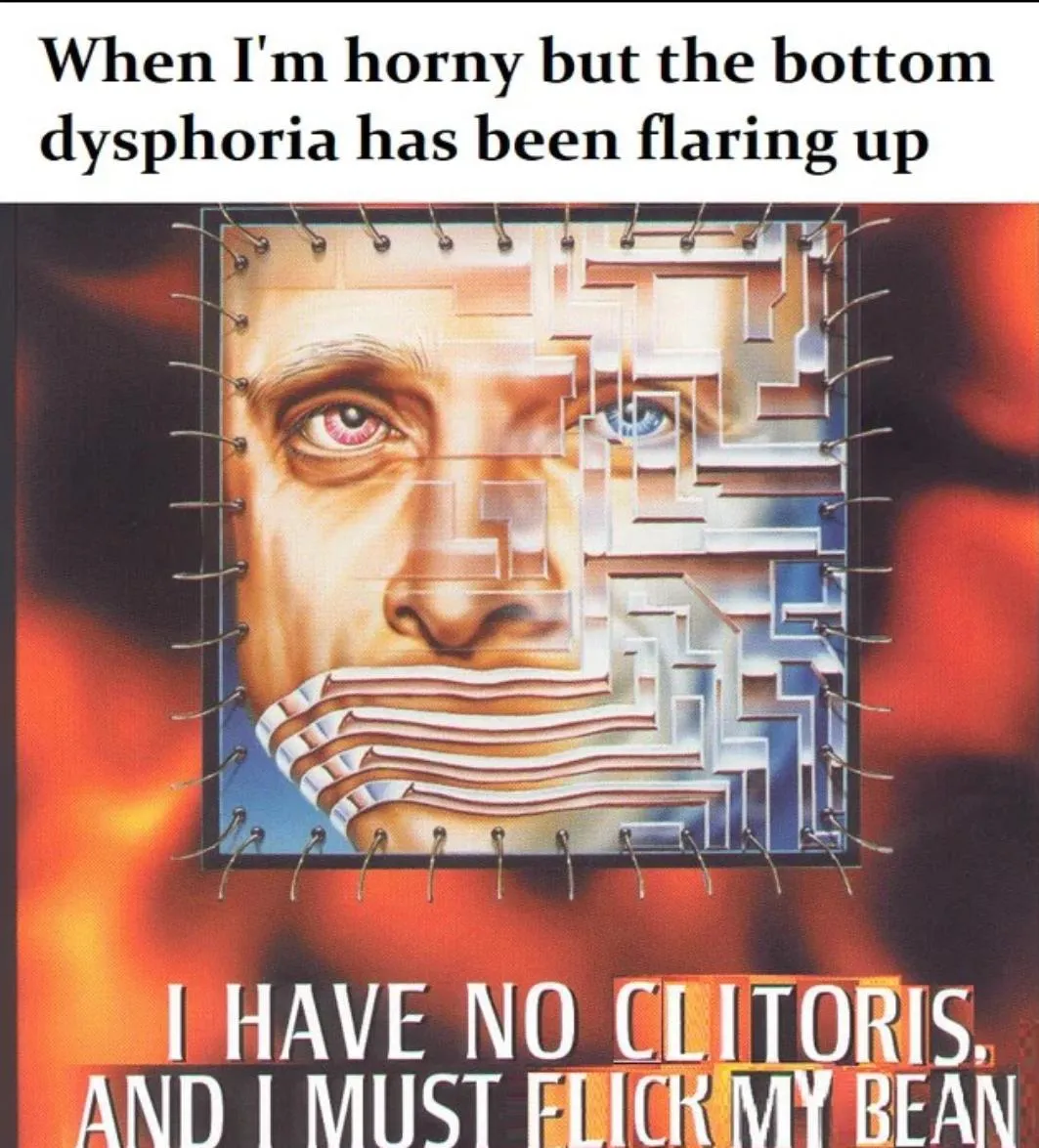I just wanna be able to masturbate without feeling like I'm walking on eggshells trying not to think about what it is I'm actually stimulating down there