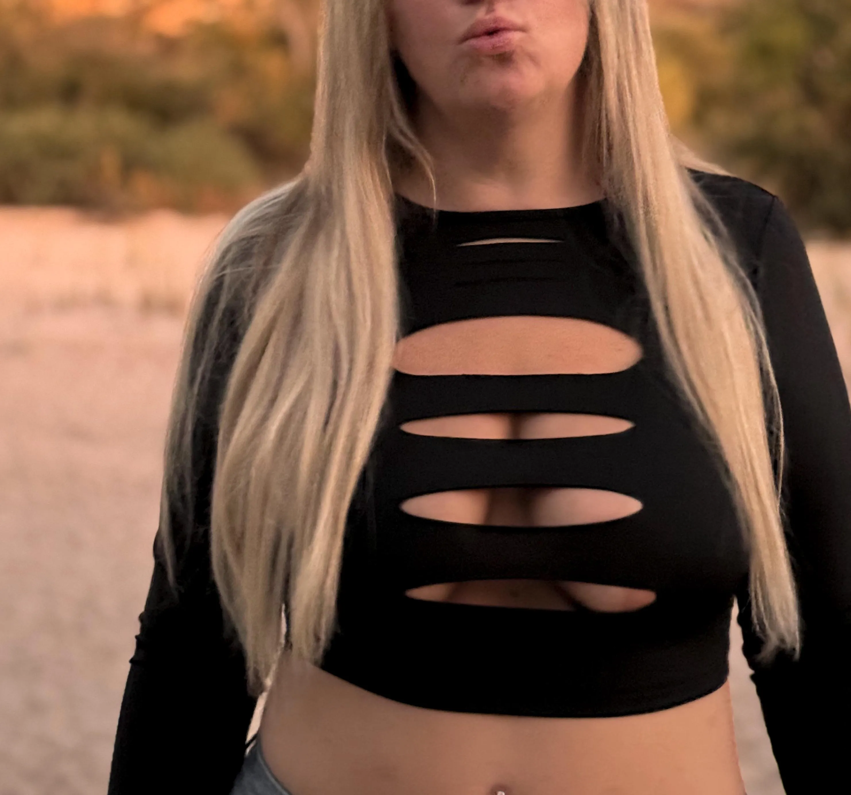 I love this shirt, but one areola or the other is constantly peeking out