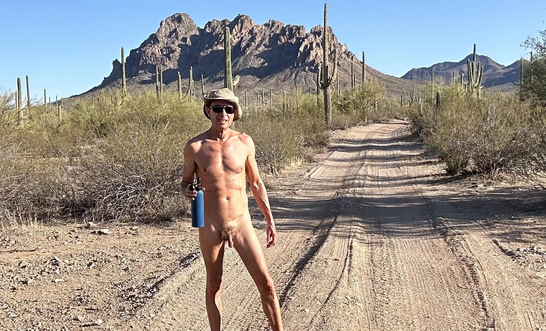 I was born naked, and I’m quite certain I’m not taking the clothes with me when I die. In the meantime, this is about as close to heaven as you can get.