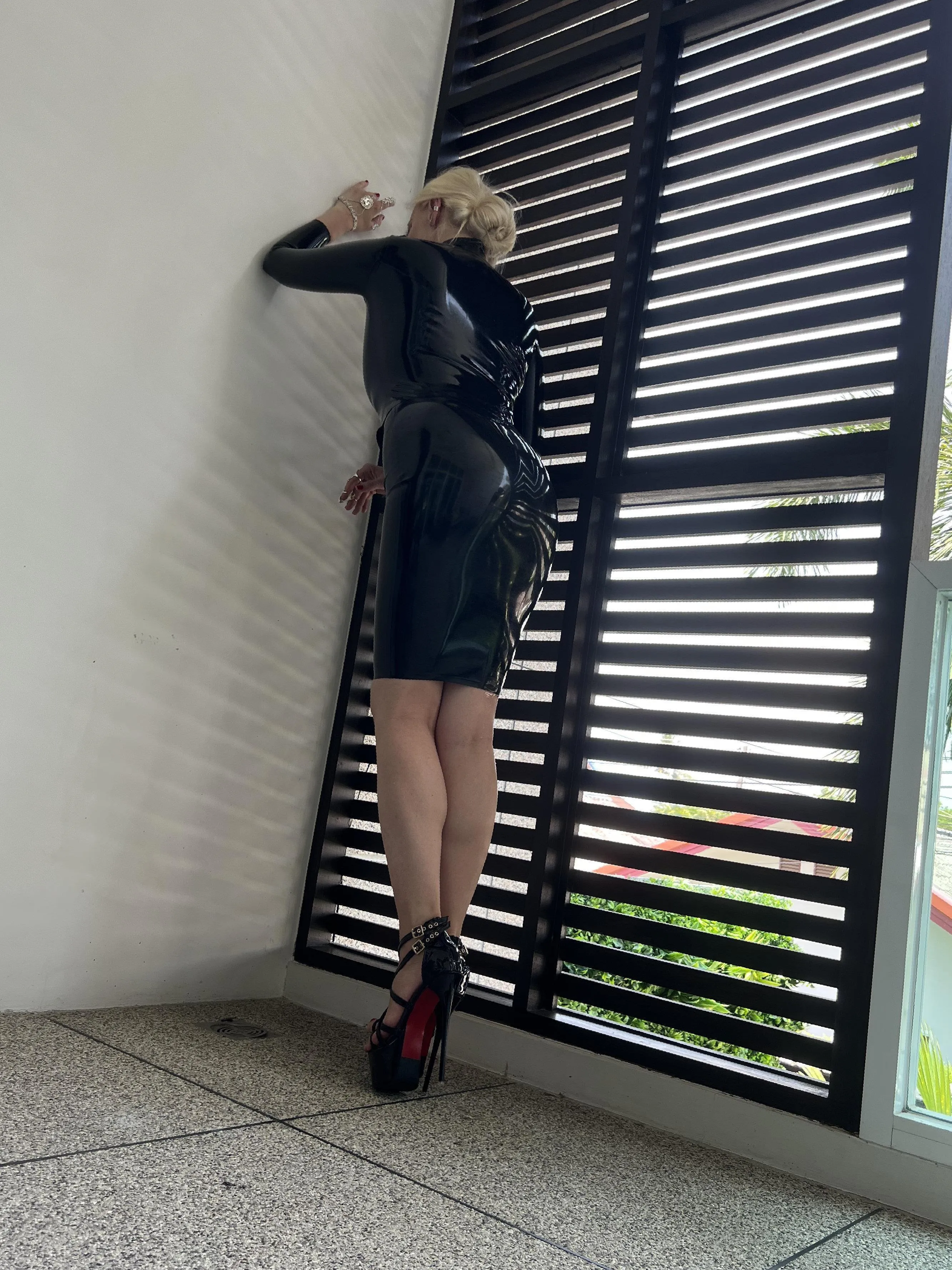 Just my sexy latex dress