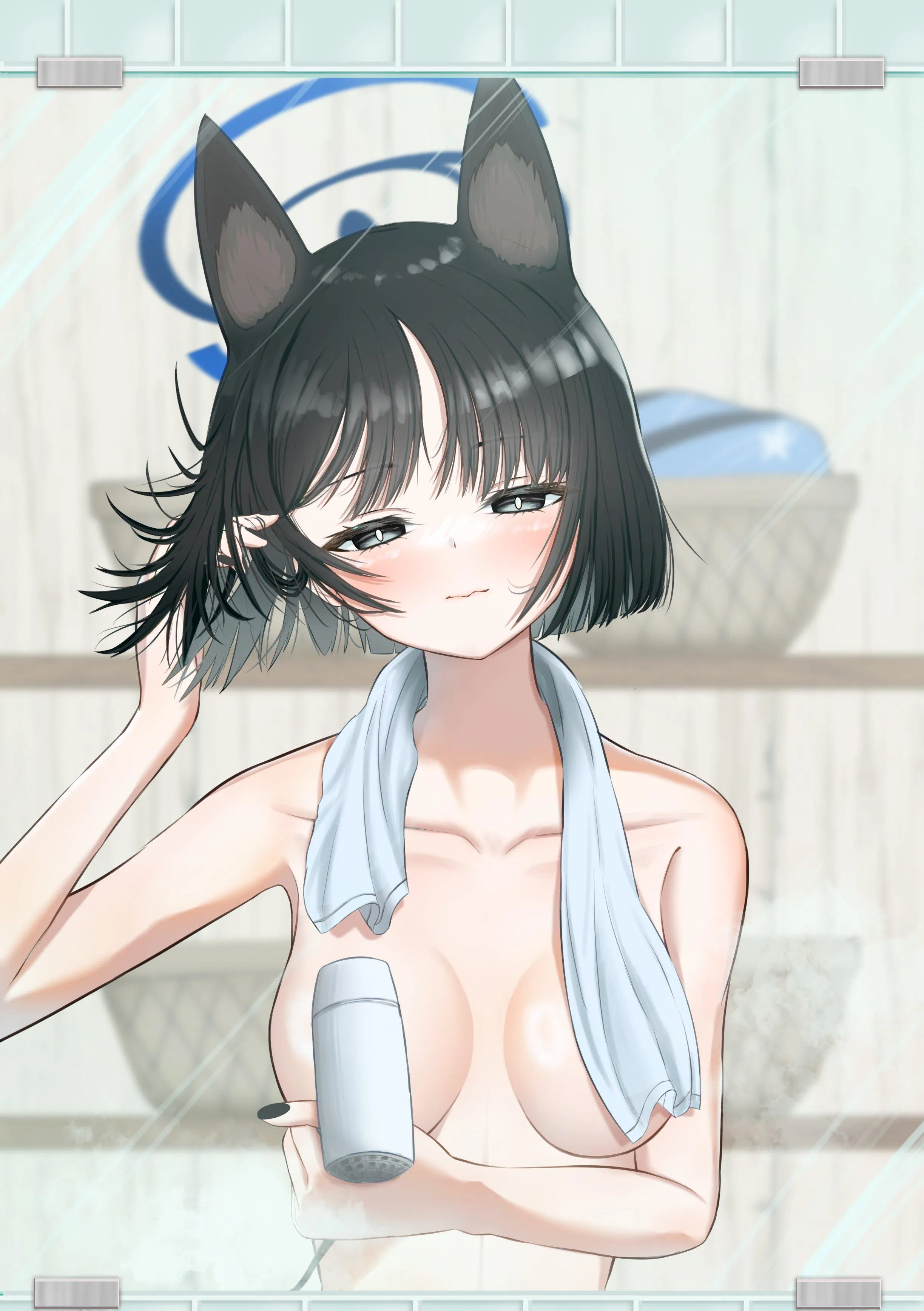 Kikyou's morning routine