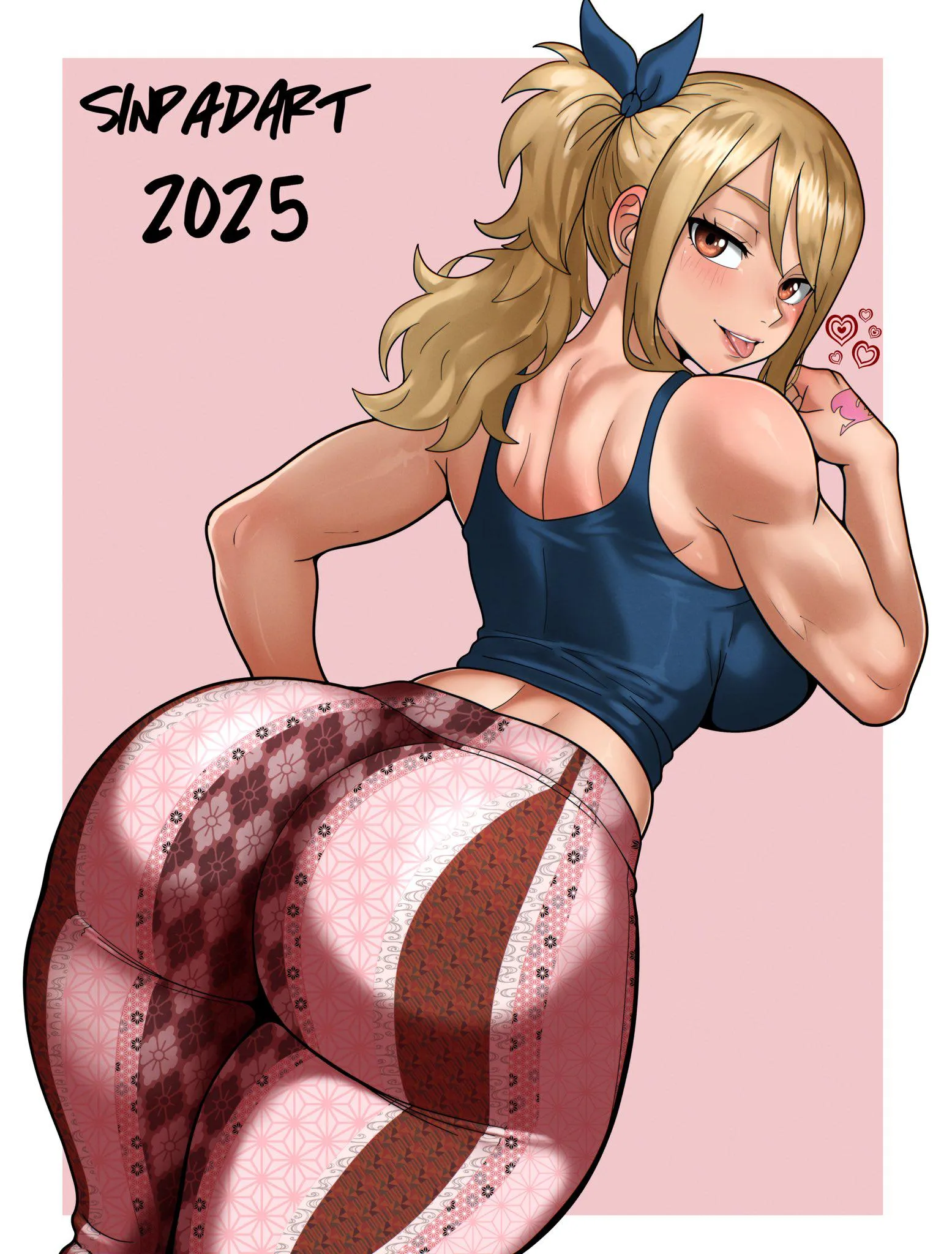Lucy Heartfilia From Behind [Fairy Tail]