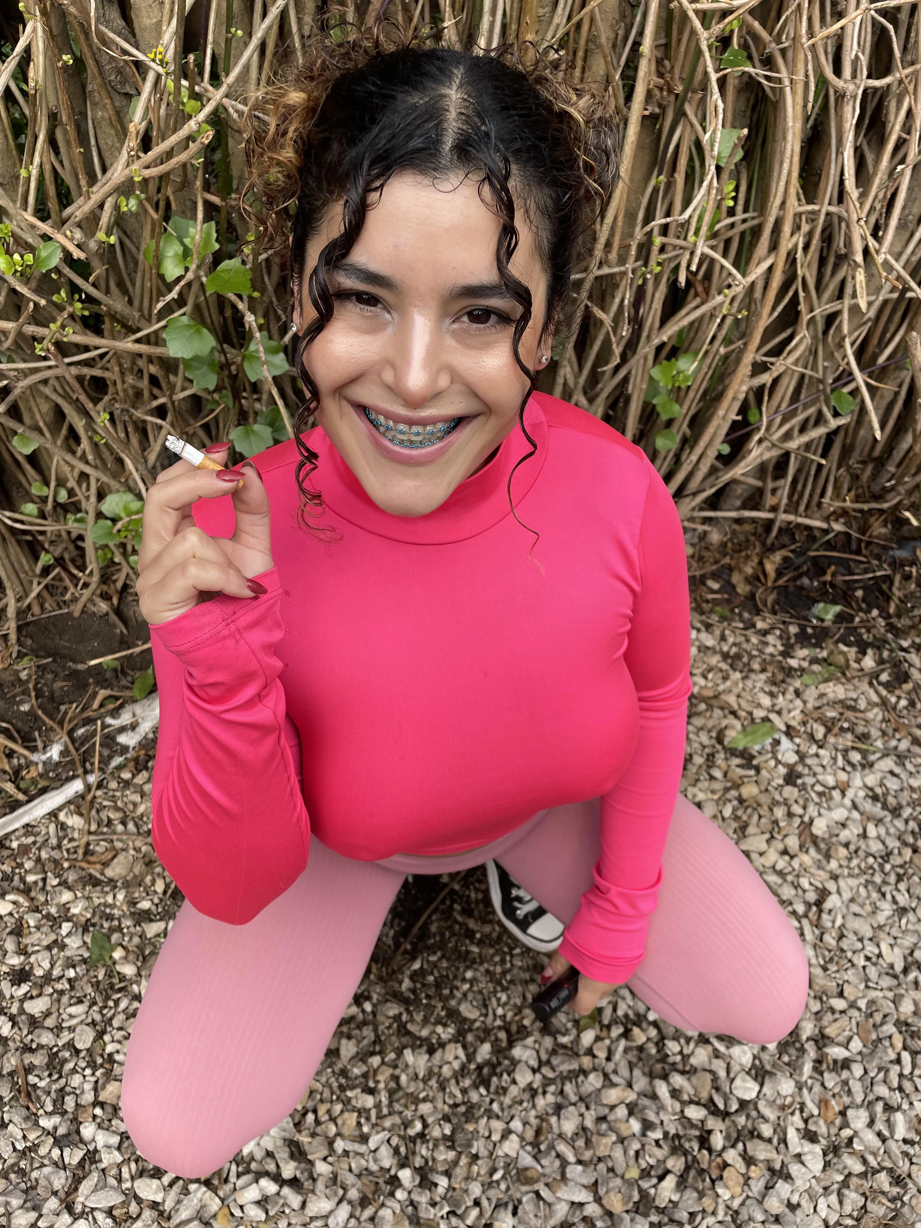 My cigarette's almost gone, and I don't have any more. Can you buy me some?