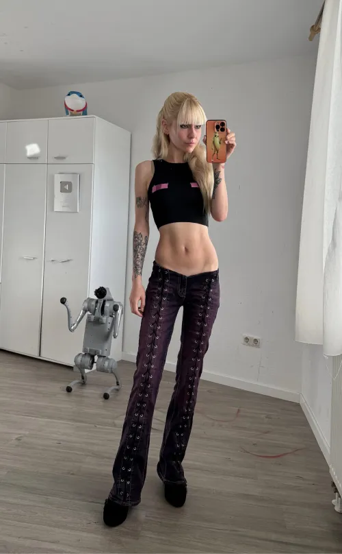 My new low rise jeans