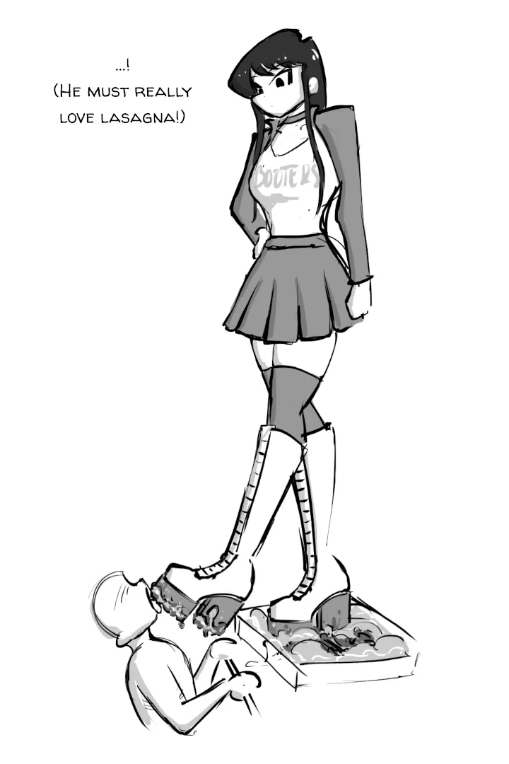 Or he just loves the waitress.