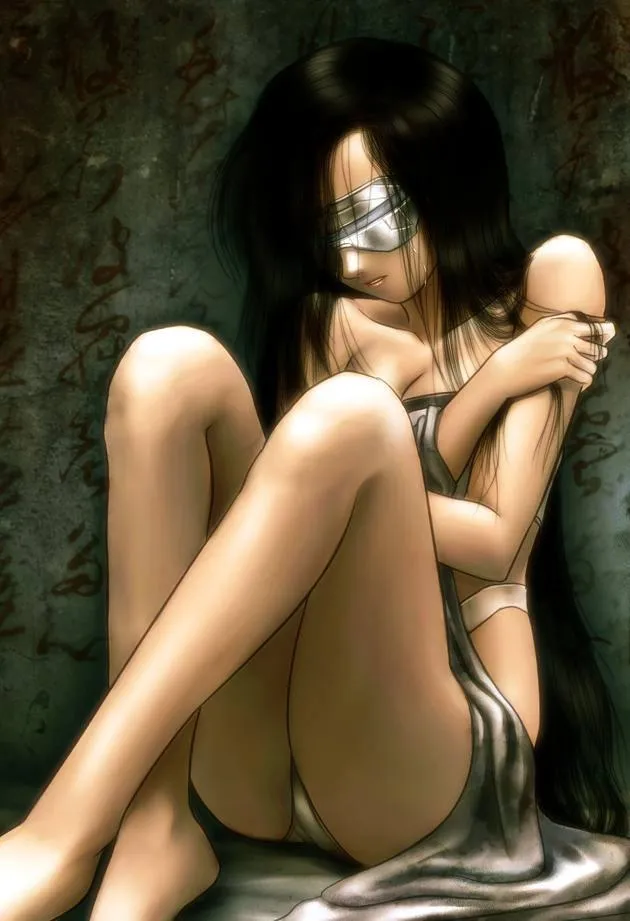 Poor girl is afraid of your next burst of 