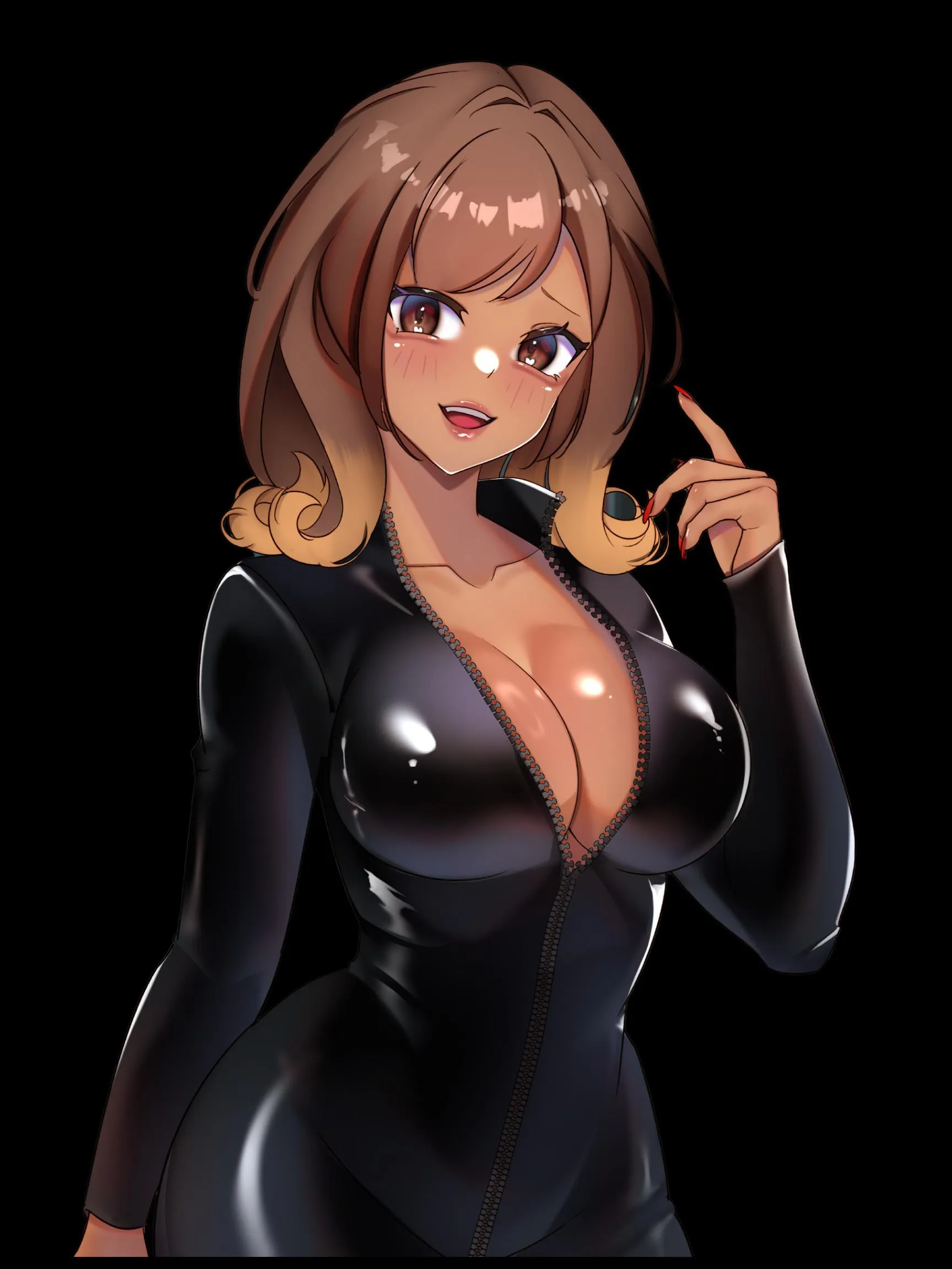 Sexy bimbo dominatrix