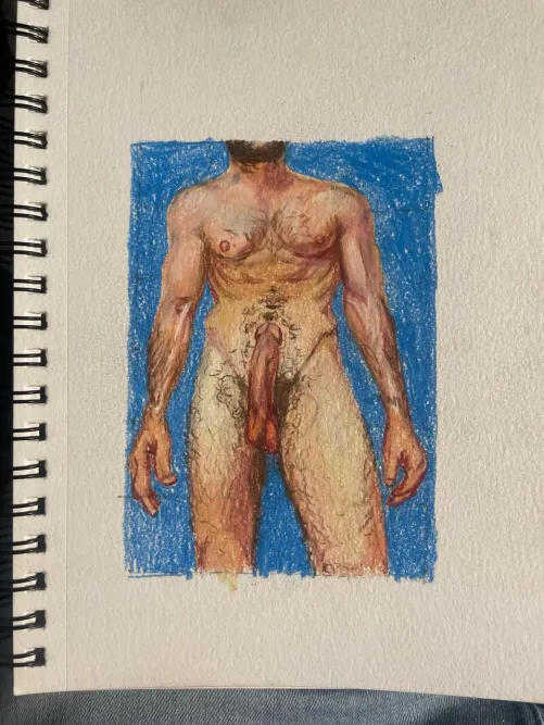 Standing at attention by me