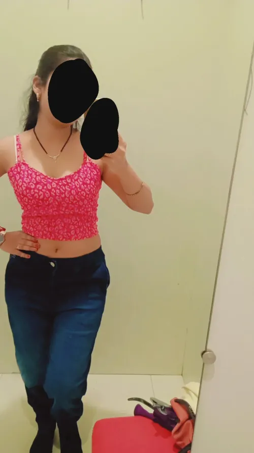 Started exposing myself a little wore thiscrop top in pune PMPML